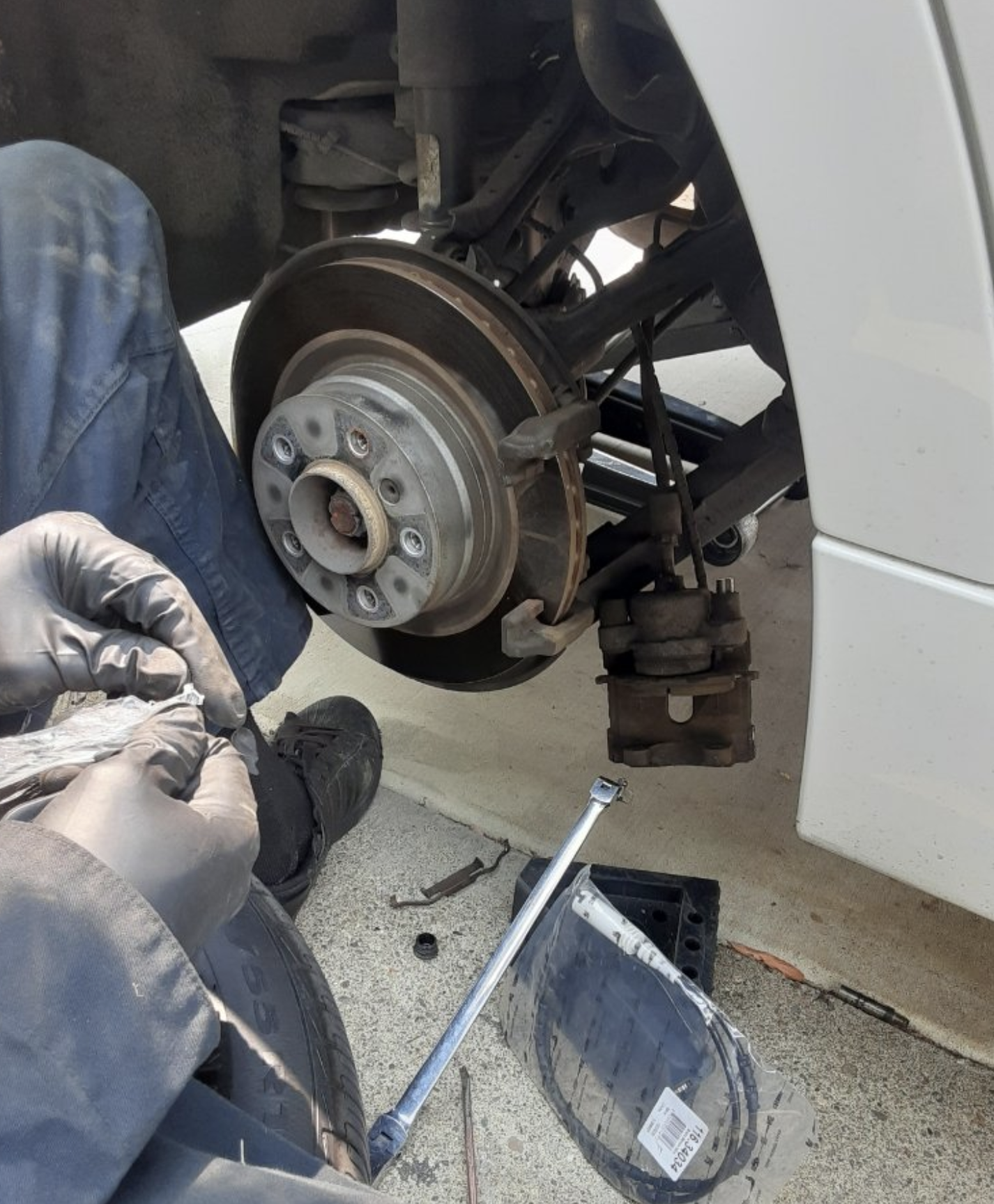 this image shows brake repair in Buffalo, NY
